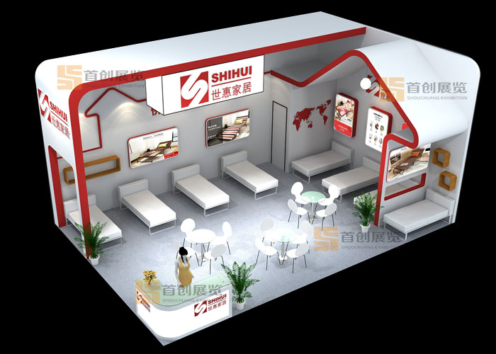 世惠家具 展會裝修設(shè)計(圖3)